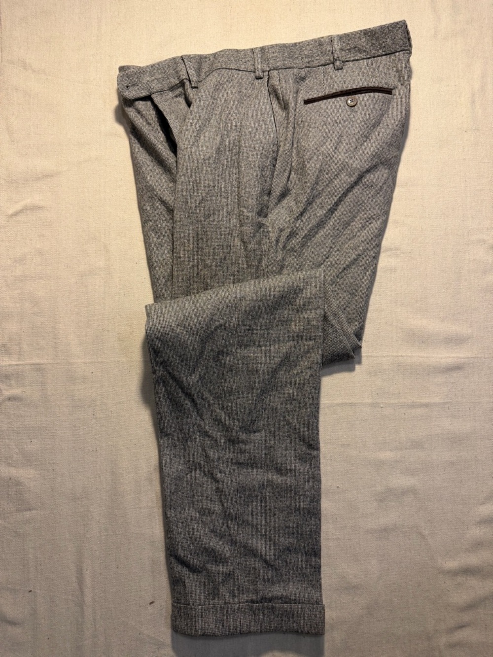 hiltl mens pants PIACENZA I - ICONIC FLANNEL36/38 -34